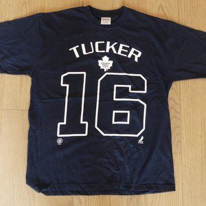 Toronto Maple Leafs Darcy Tucker #16 Vintage Y2K XL Navy T-Shirt